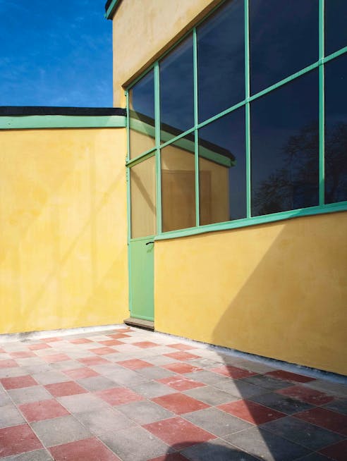 Terrassen i Edvard Heibergs eget hus 