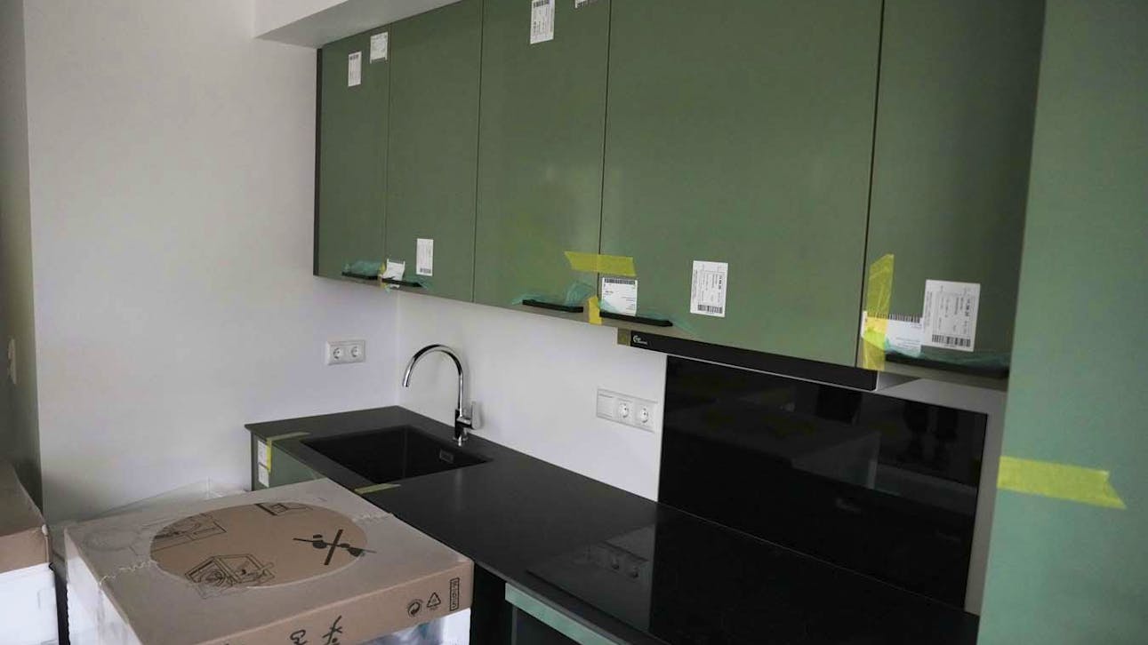 MiniCO2 Etagehus Præfab med køkken monteret