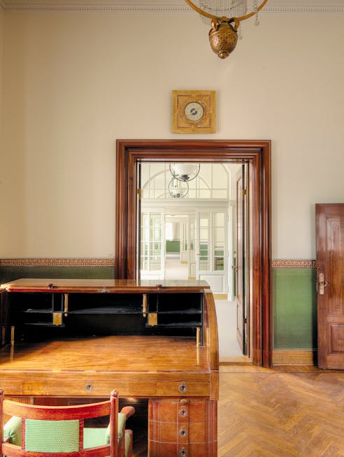 Direktørkontoret i Rosenhuset. 